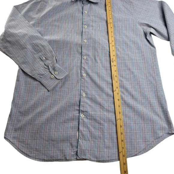 Peter Millar Mens Long Sleeve Button Up Shirt Multicolor Size XL - Picture 5 of 8